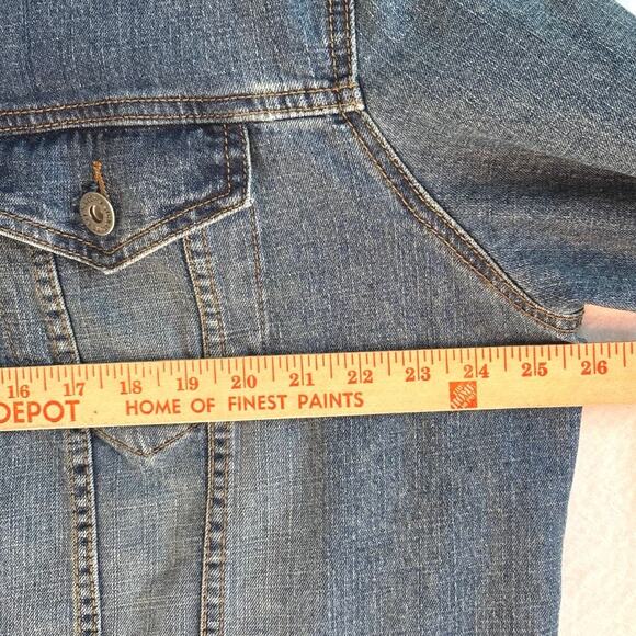 Levi's Strauss Signature Gold Denim Button Up Jean Trucker Jacket Blue Men's 2XL - Picture 9 of 13